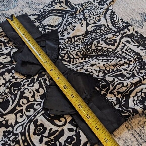 Rickie Freeman Teri Jon black and white Mid  casual dress. Size 4 - Picture 5 of 7